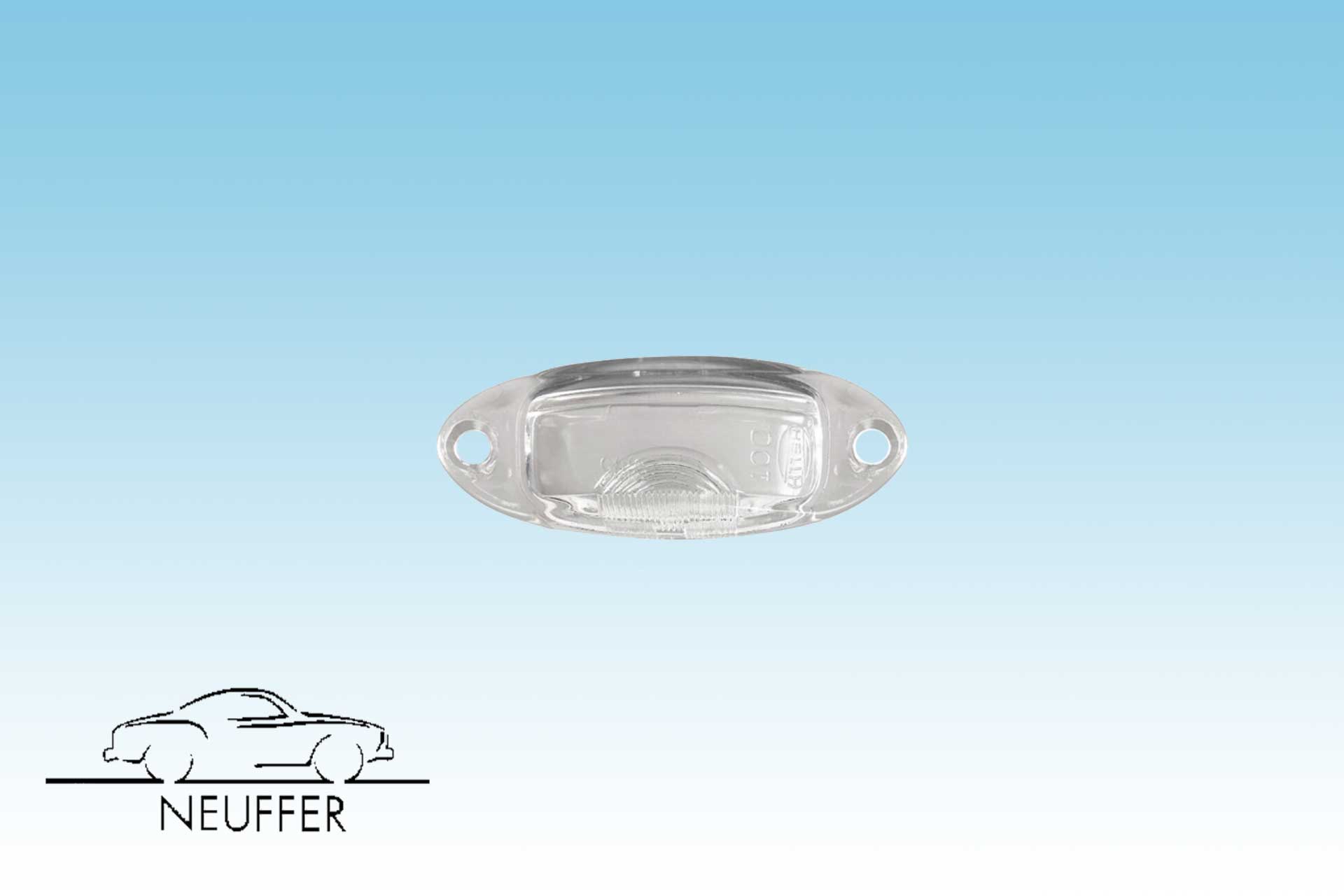 Glas für Kennzeichenbeleuchtung, ab Fahrg. - Nr. 1 676 789,