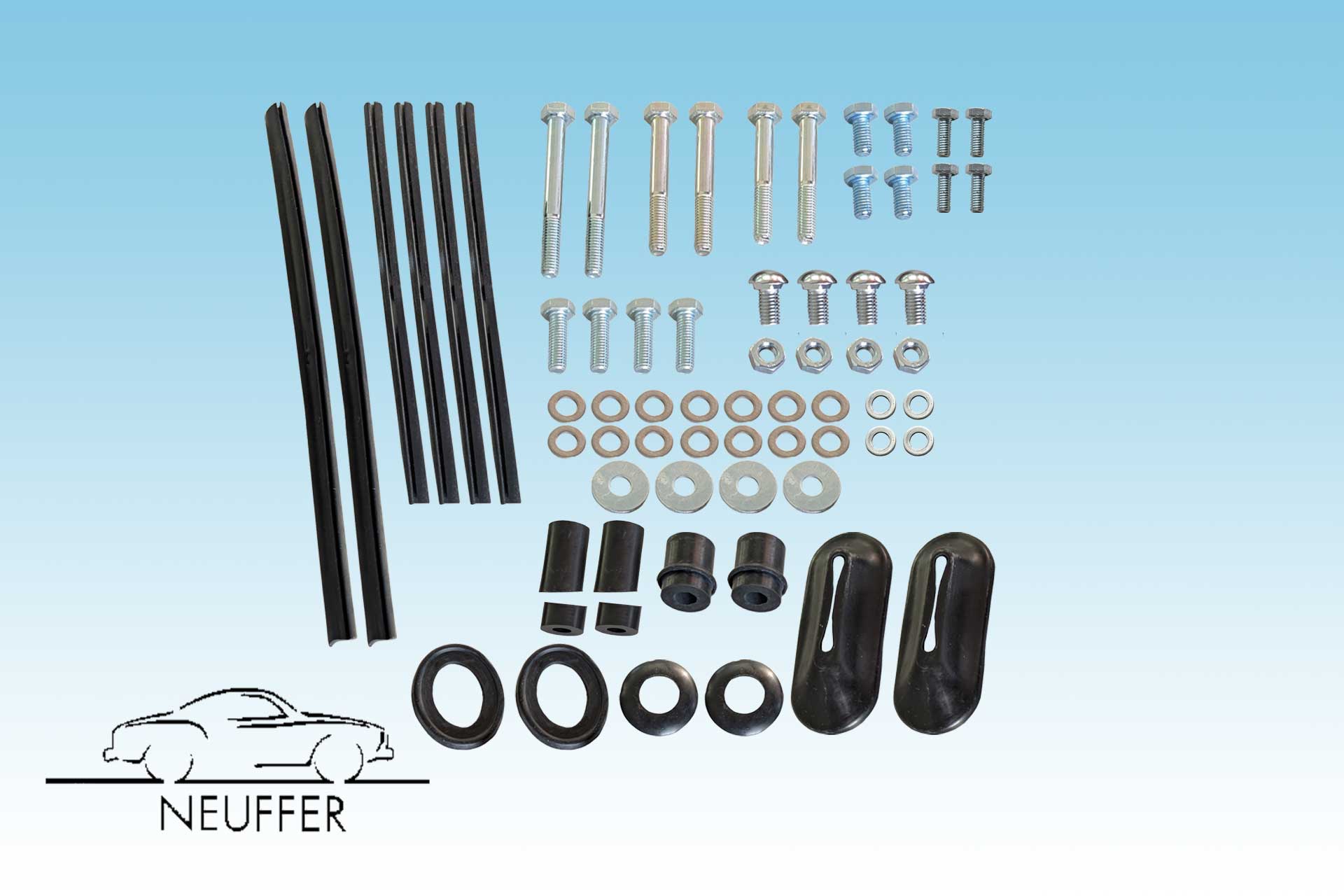 Montagesatz für Stoßstange vorne, Ausführung Export