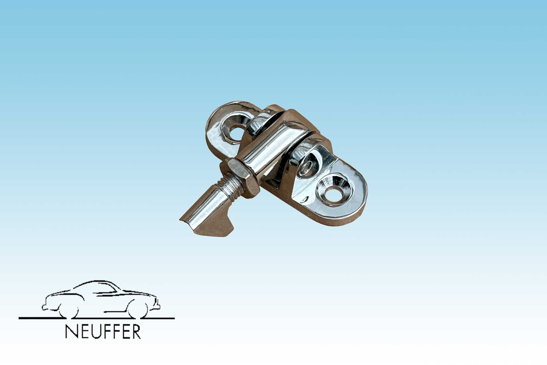 Convertible top mechanism hook left up to 7/71