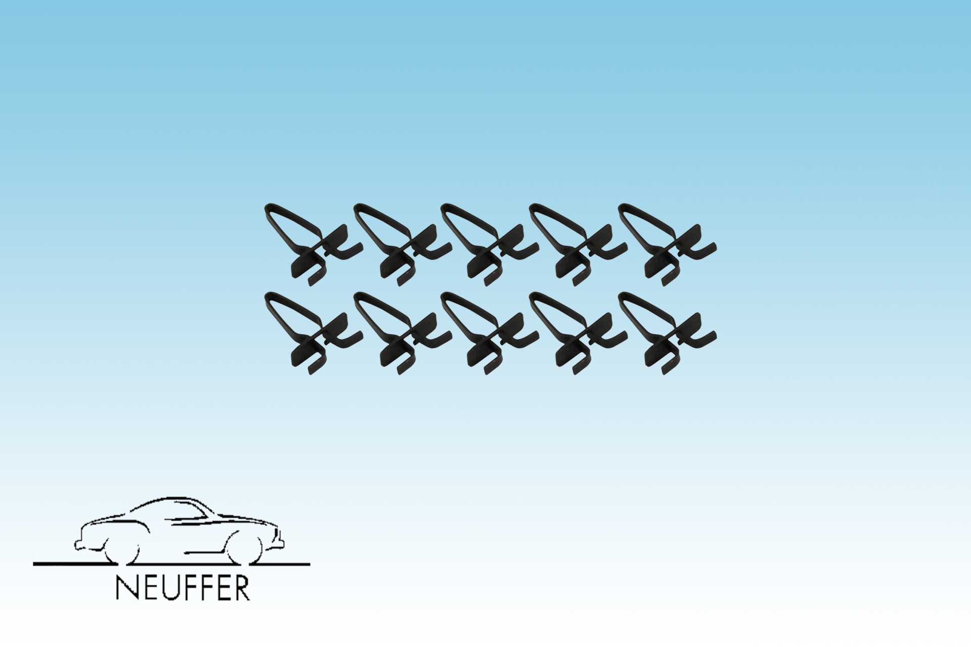 Klammer für Fensterschachtzierleiste, bis 7/71, 10er Satz