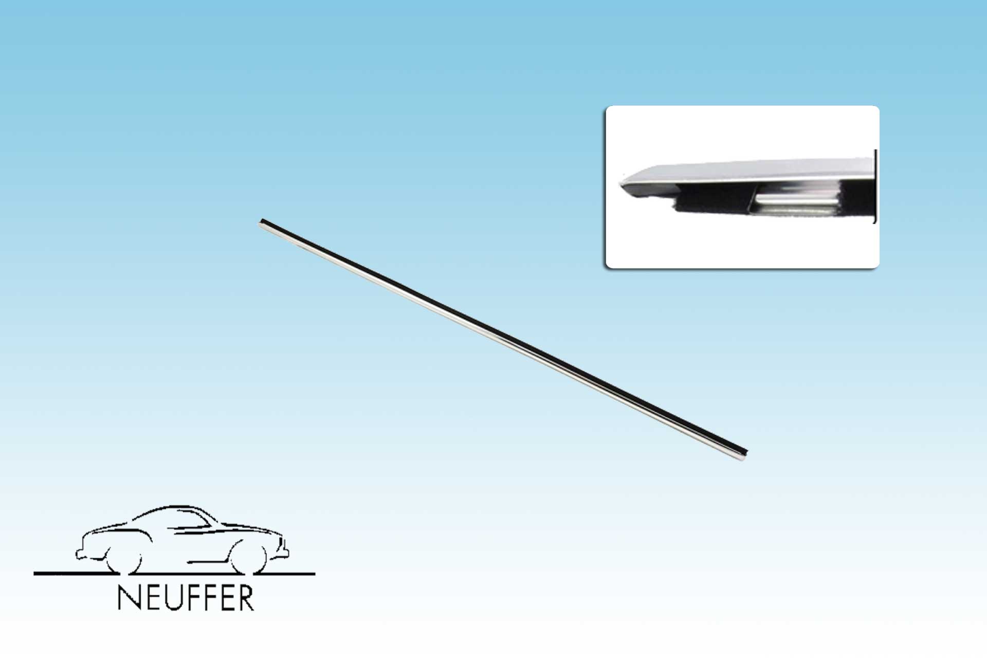 Zierleiste für Fensterschacht, Coupe, links, ab 8/71