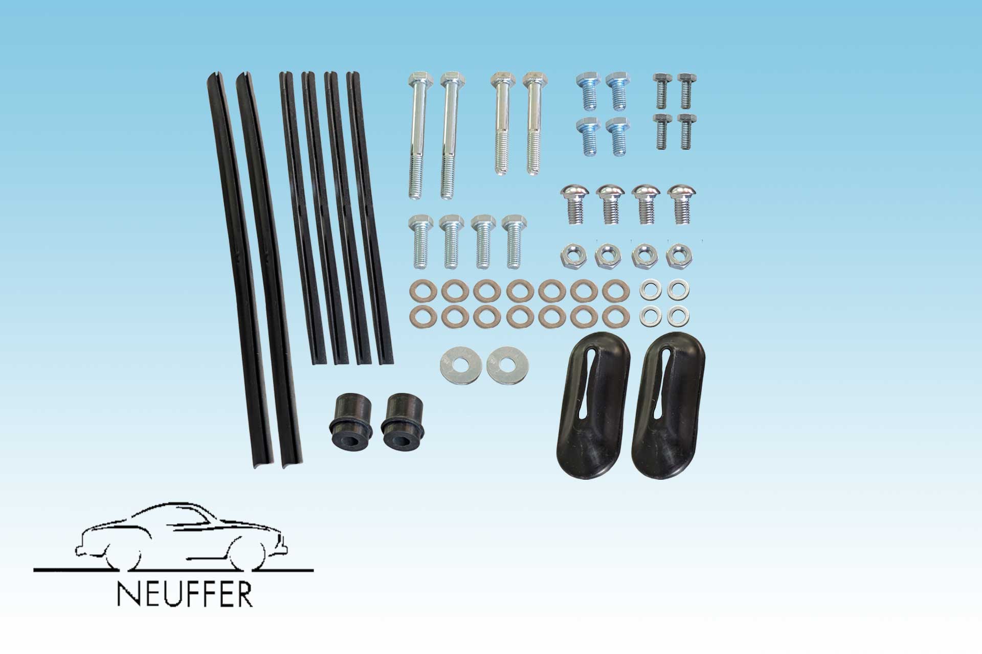 Montagesatz für Stoßstange hinten, Ausführung Euro, bis 7/71