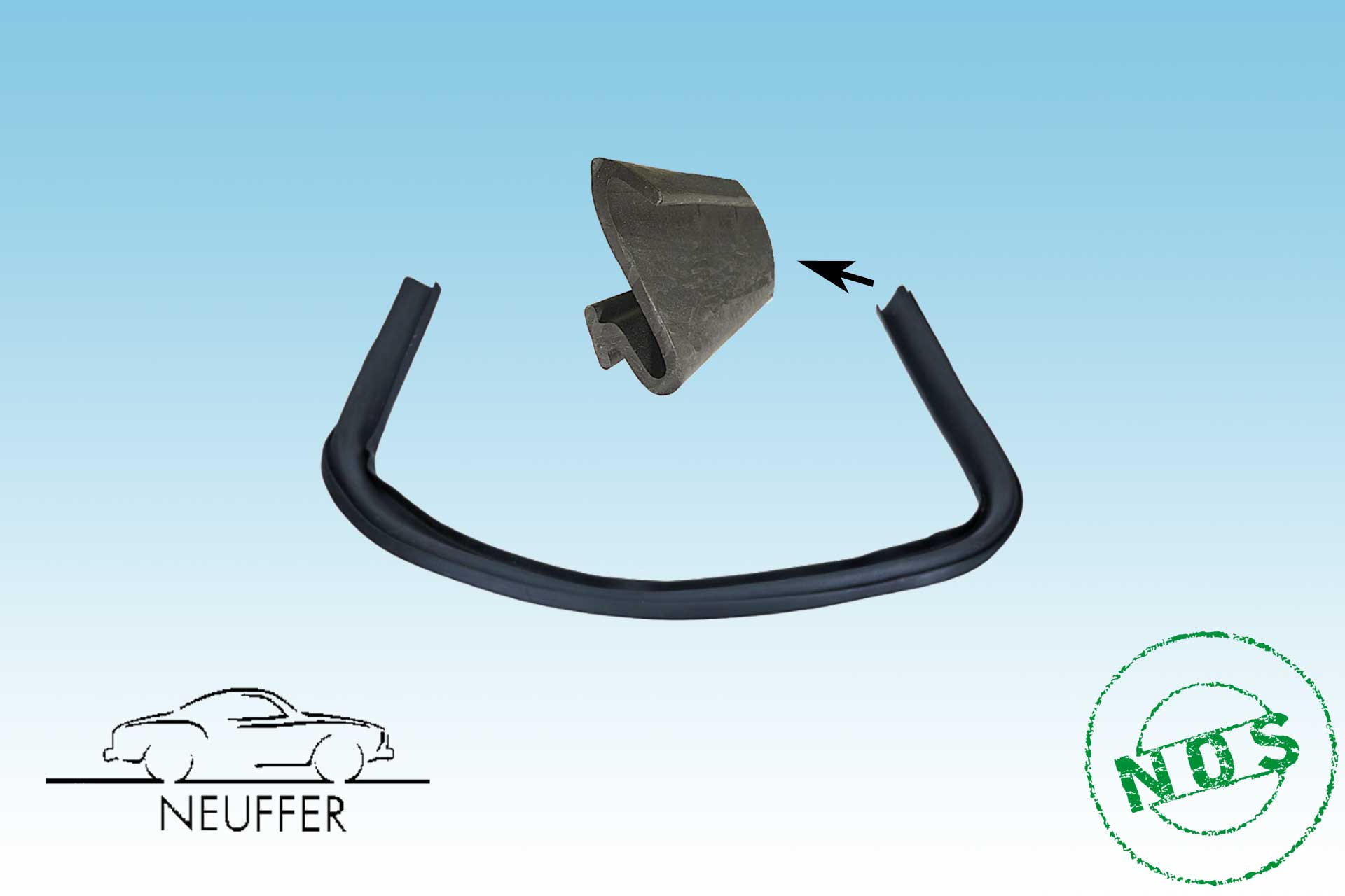 Motorraumdichtung, hinten, ab 8/66