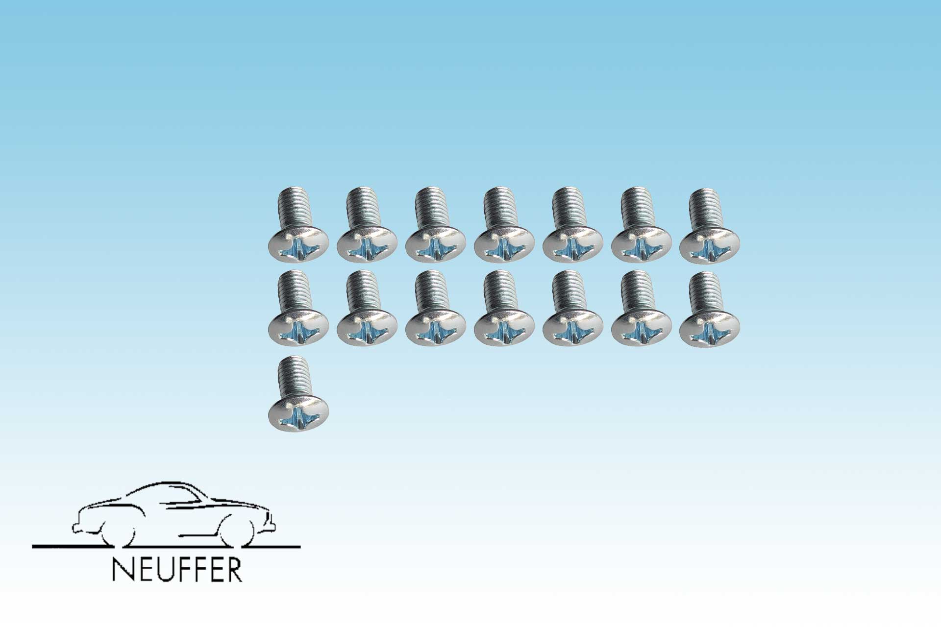 1 Satz Befestigungsschrauben f. das Türscharnier ( 1 Tür )